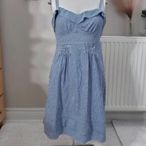 Y2K AEO Open Tie Back Retro Vintage Summer Dress( belt Not Included) - Picture 3 of 12